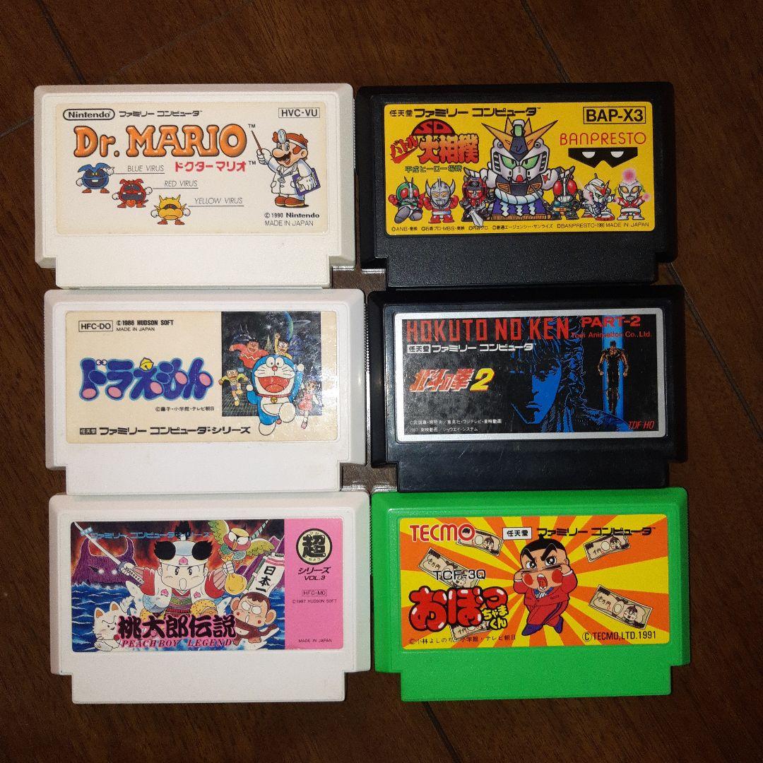 ファミコンカセット 6本セット - メルカリ