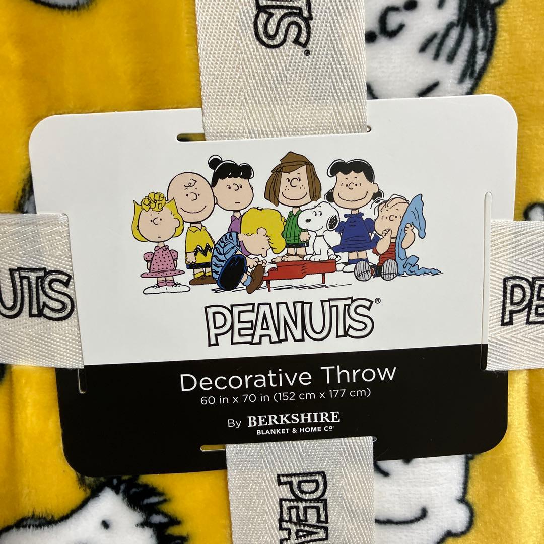 コストコブランケット スヌーピーPeanuts®大判ひざ掛け 152x177cm