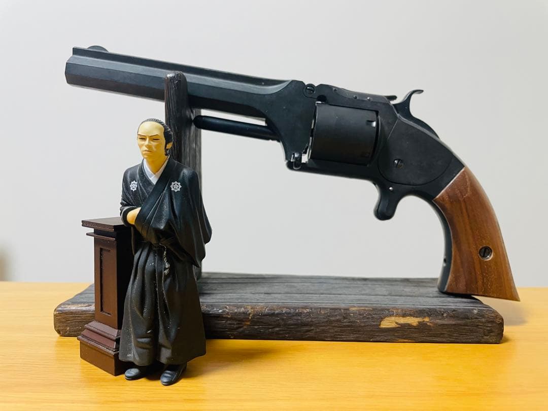 サクオ★マルシン　S＆W MODEL2 ARMY HW 坂本龍馬　ジャンク 坂本龍馬の愛銃「S&W Model 2 Army」を再現したダミーカートリッジ仕様