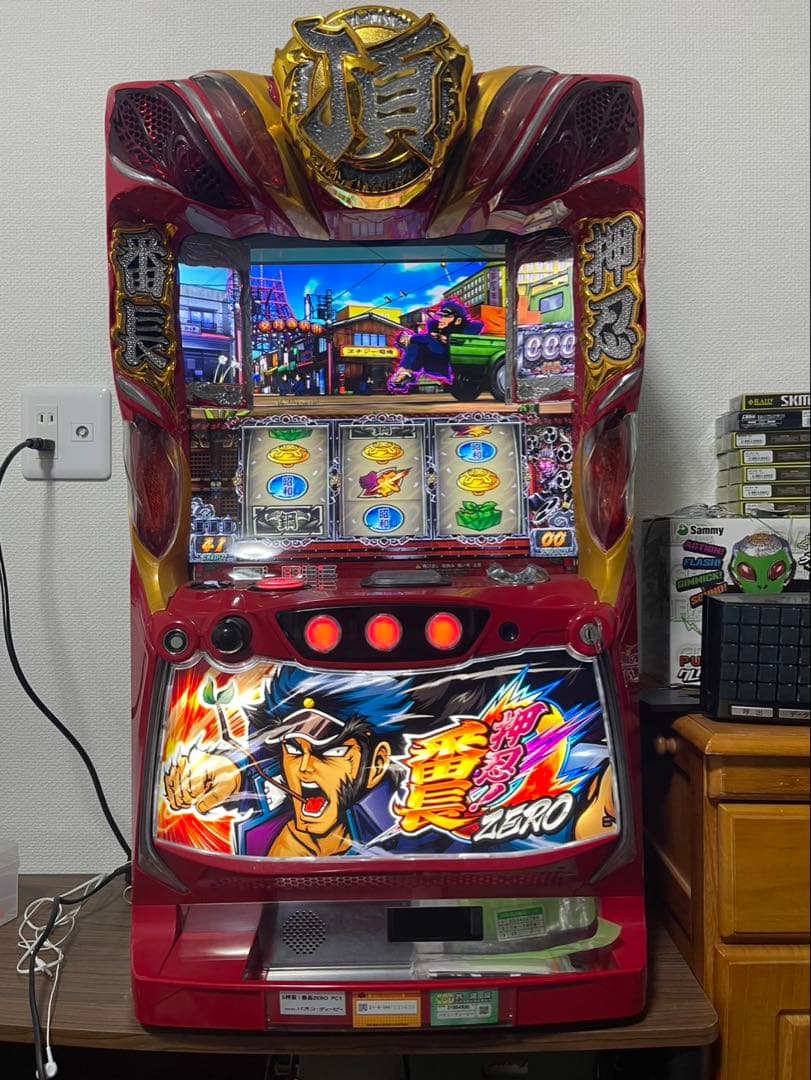 パチスロ機 押忍番長ゼロ 実機 データカウンター付き 楽天市場】【本州送料無料】 押忍！番長ZERO ※パネル不問【データ