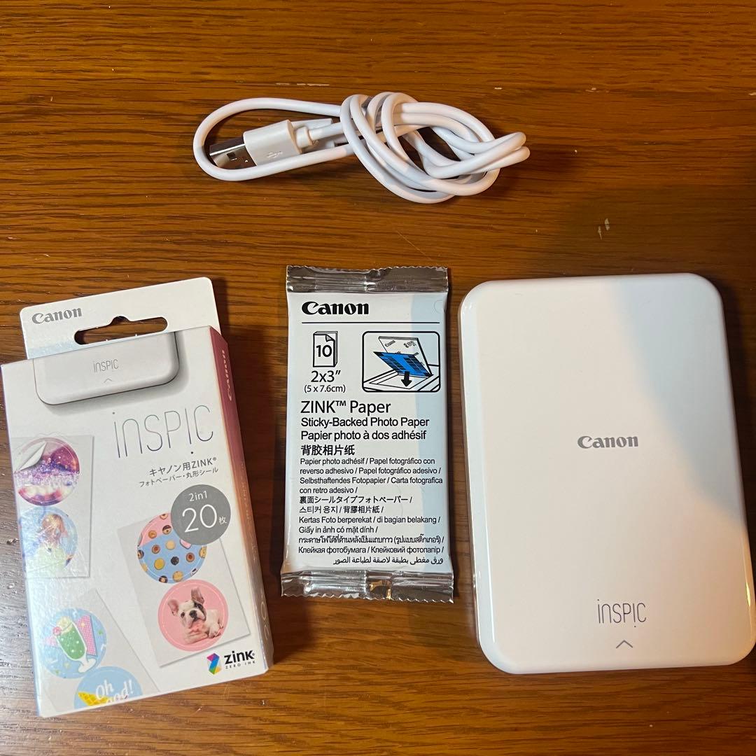 ◎Canon ミニフォトプリンター iNSPiC PV-123 ◎ローズゴールド - メルカリ