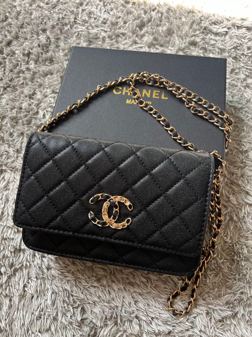 シャネル CHANEL ノベルティ ショルダーバッグ チェーンウォレット