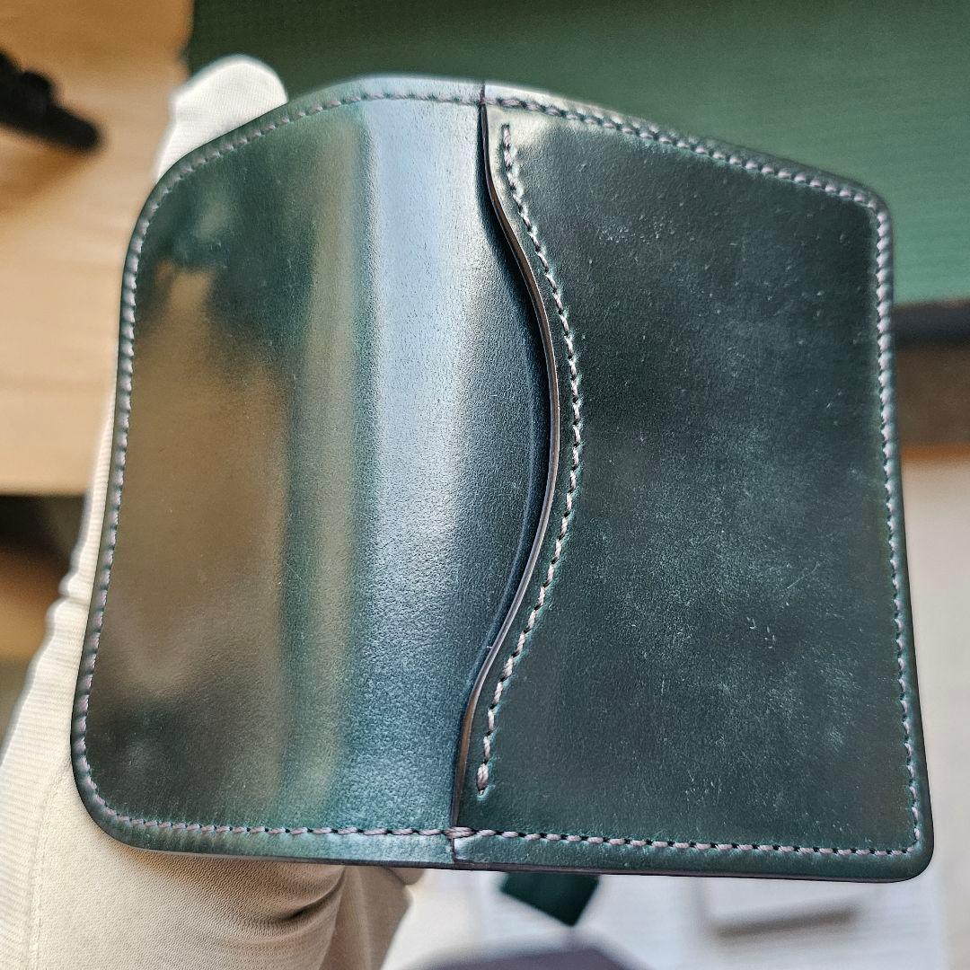 新品 ワイルドスワンズ フル シェルコードバン グリーン Cordovan 革