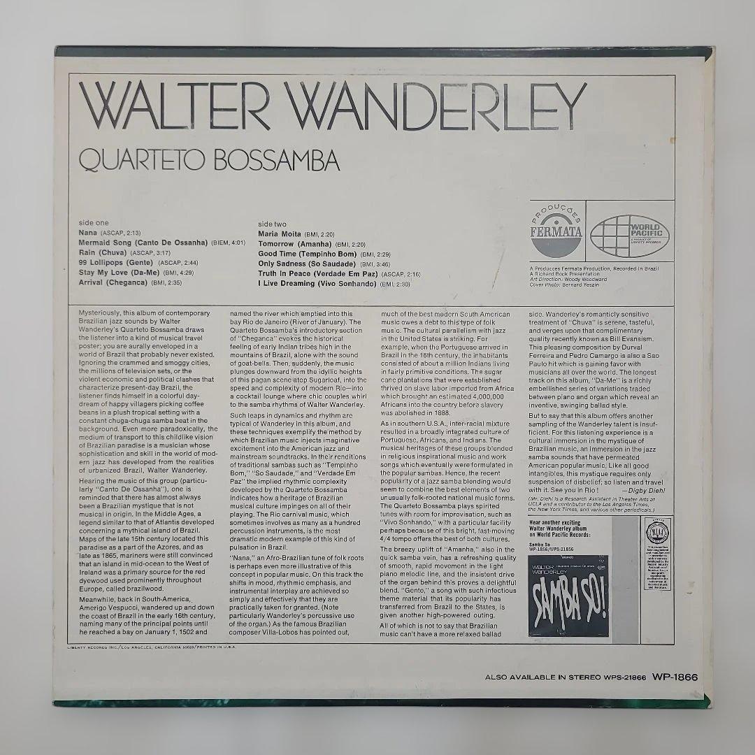 ☆全てUSオリジナル盤☆ワルター・ワンダレイ名盤4枚セット - メルカリ