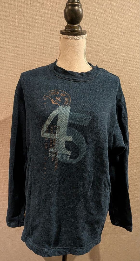 櫻*杏様 45 R トレーナー スウェット 裏毛 インディゴ 櫻*杏様 45 R トレーナー スウェット 裏毛 インディゴ 45R裏毛の908