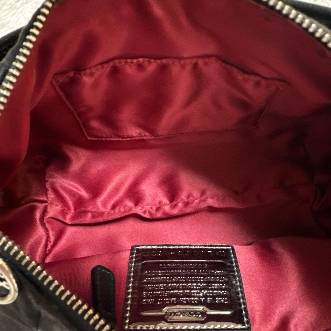 COACH コーチ ポピー 黒 ワンショルダーバッグ ハンドバッグ y2k