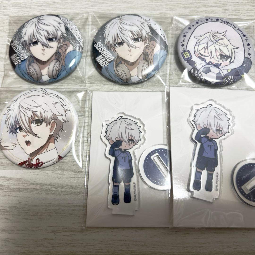 ブルーロック 凪誠士郎 缶バッジ アクスタ 6点セット - メルカリ