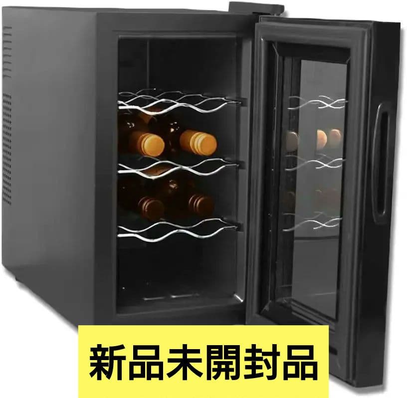 【新品未開封 20%OFF】アイリス ワインセラー8本 PWC-251P-B ワインセラー 8本 25L ペルチェ式 タッチパネル PWC-251P-B ブラック