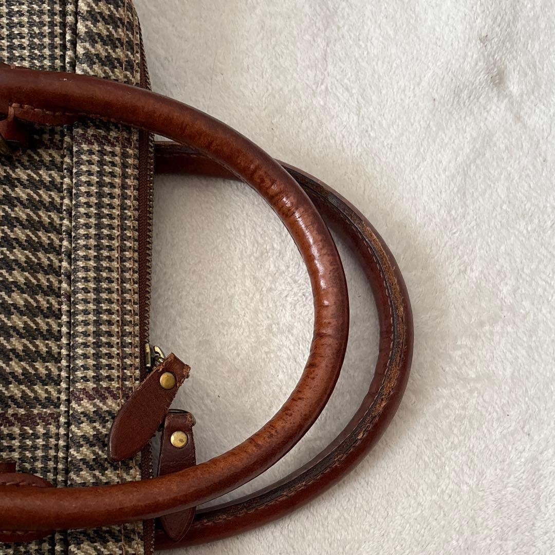 ポロラルフローレン ビジネスバッグ A4可能 千鳥格子 ブリーフケース