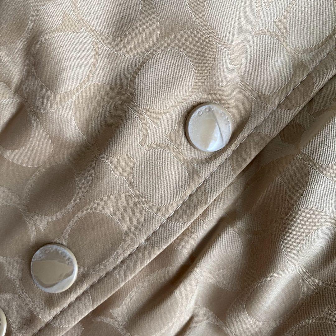 《美品》COACH リバーシブル スタジャン ベージュ カジュアル 2way