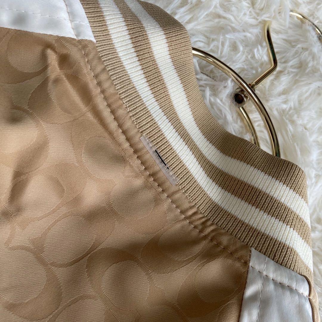 《美品》COACH リバーシブル スタジャン ベージュ カジュアル 2way