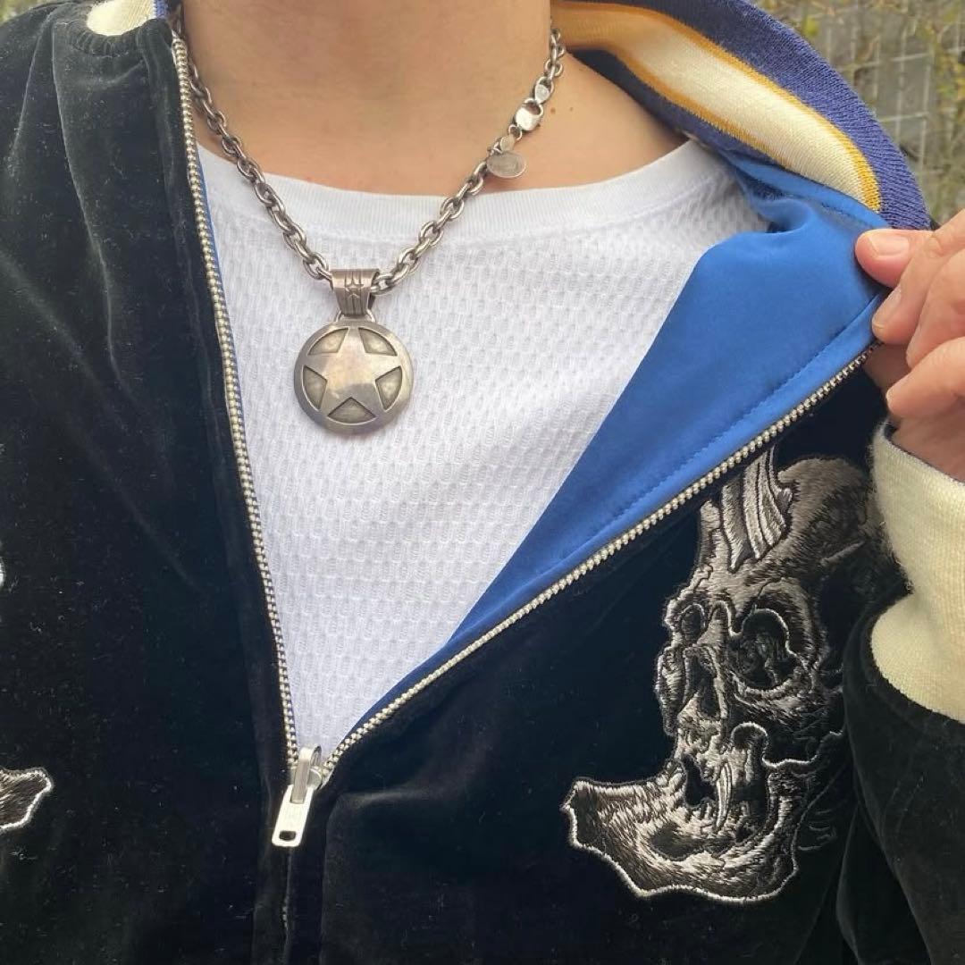 ラッキージョン スターオーバーレイペンダント 極太 ホピ ネックレス2