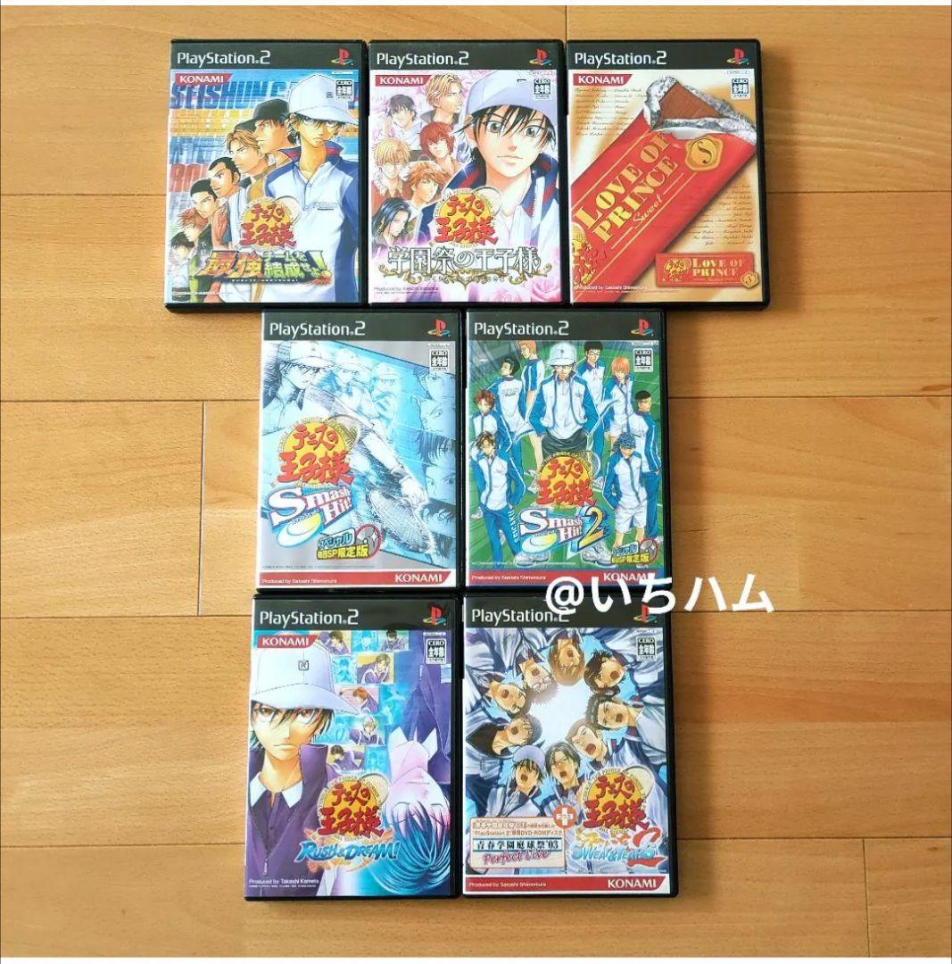 テニスの王子様 最強チームを結成せよ!等 テニプリPS2ソフト7本セット