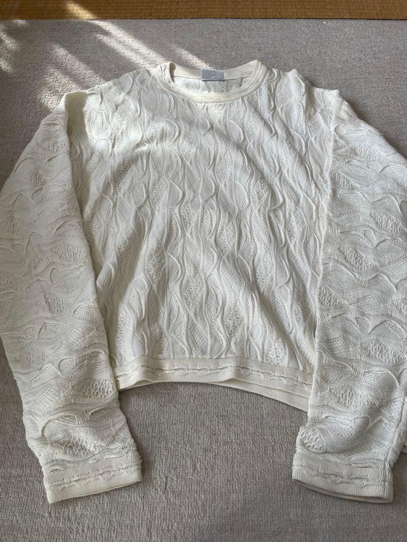 COOGI 単色　白　ニット 2026年最新】coogi 単色の人気アイテム - メルカリ