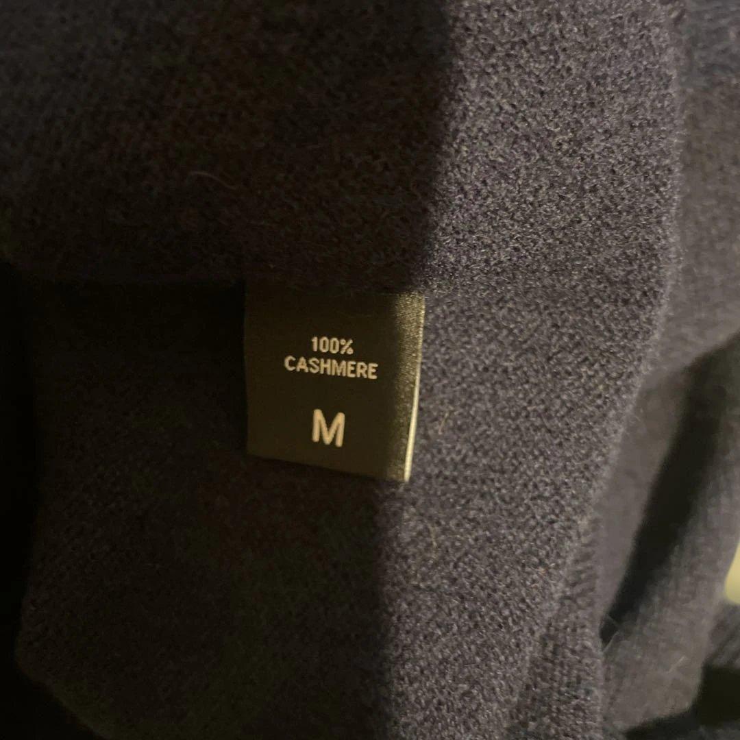 GOBI】 カシミヤ100% ポロシャツ ネイビー サイズM タグ付き - メルカリ