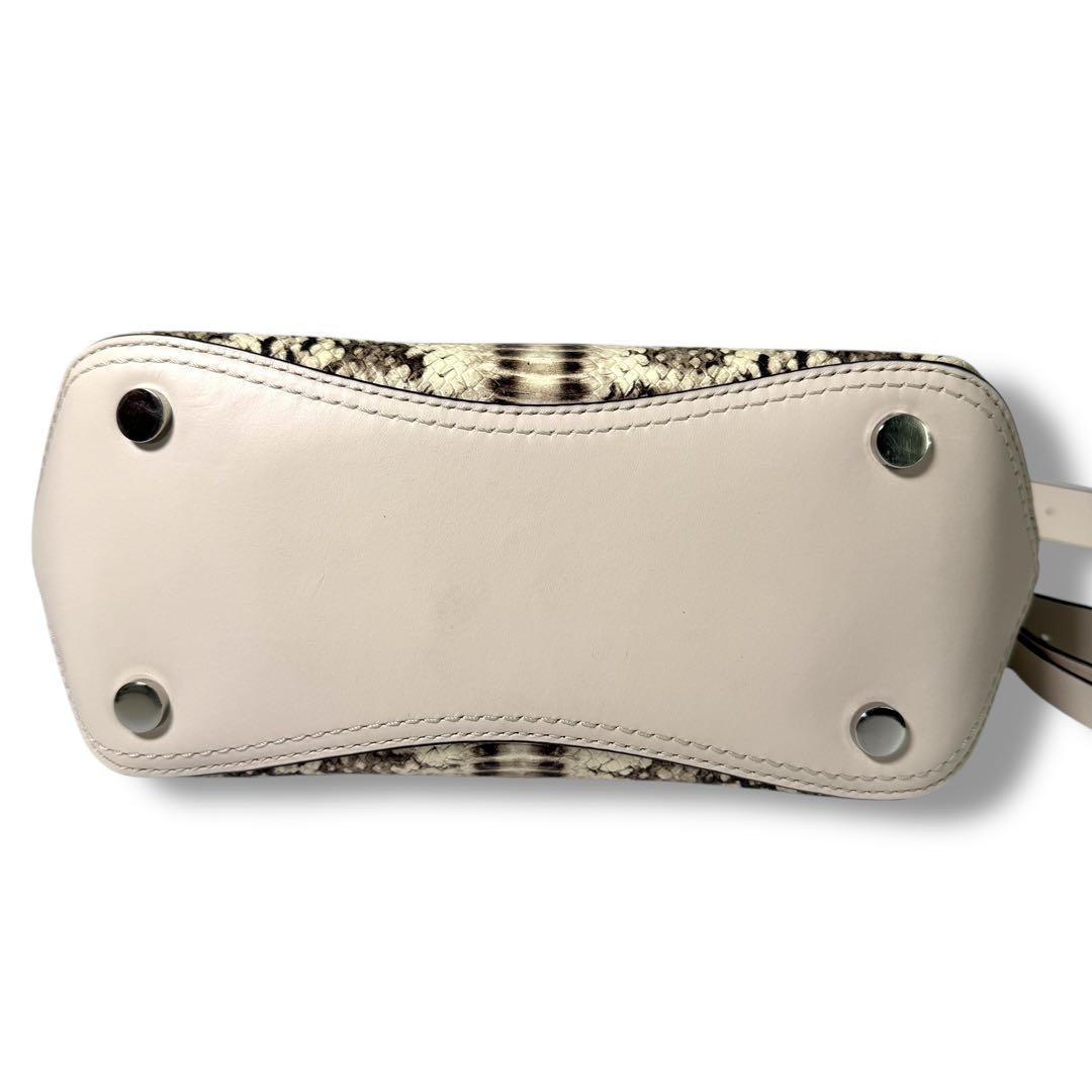 《入手困難》マイケルコース ハンドバッグ 2way パイソン柄 型押し レザー