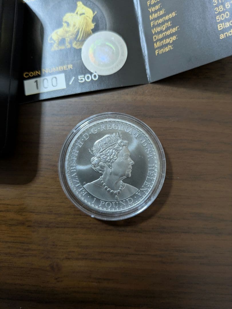 ウナとライオン 金メッキコイン 100/500 - メルカリ