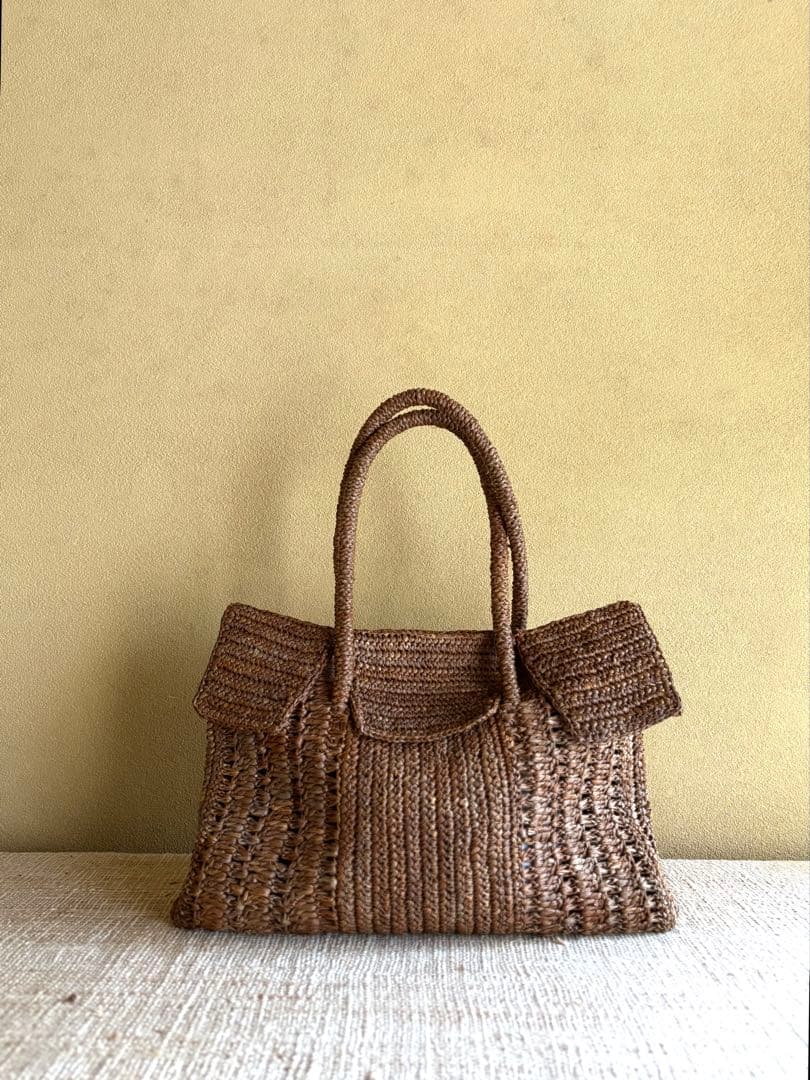 メゾンエヌアッシュパリ【美品】DAHLIA MINI Bag ラフィアバッグ MAISON N.H PARIS [メゾンエヌアッシュパリ] - Dahlia mini bag