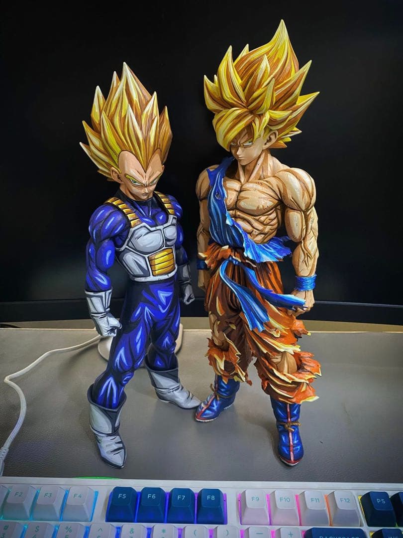 ドラゴンボール ベジータ悟空 フィギュアセット SMSP孫悟空リペイント