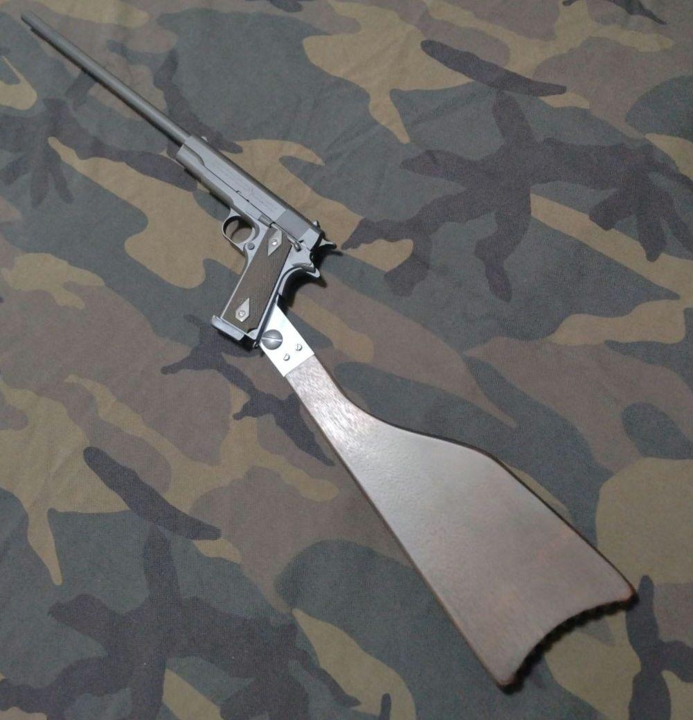 東京マルイ コルトガバメント M1911A1 ロングバレル ストック カスタム