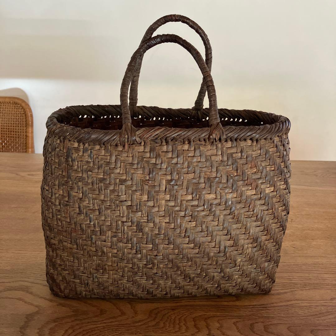 山葡萄 かごバッグ 国産 山葡萄かごバッグ 376g W25cm 国産奥会津三島町 伝統的工芸品 | 商品