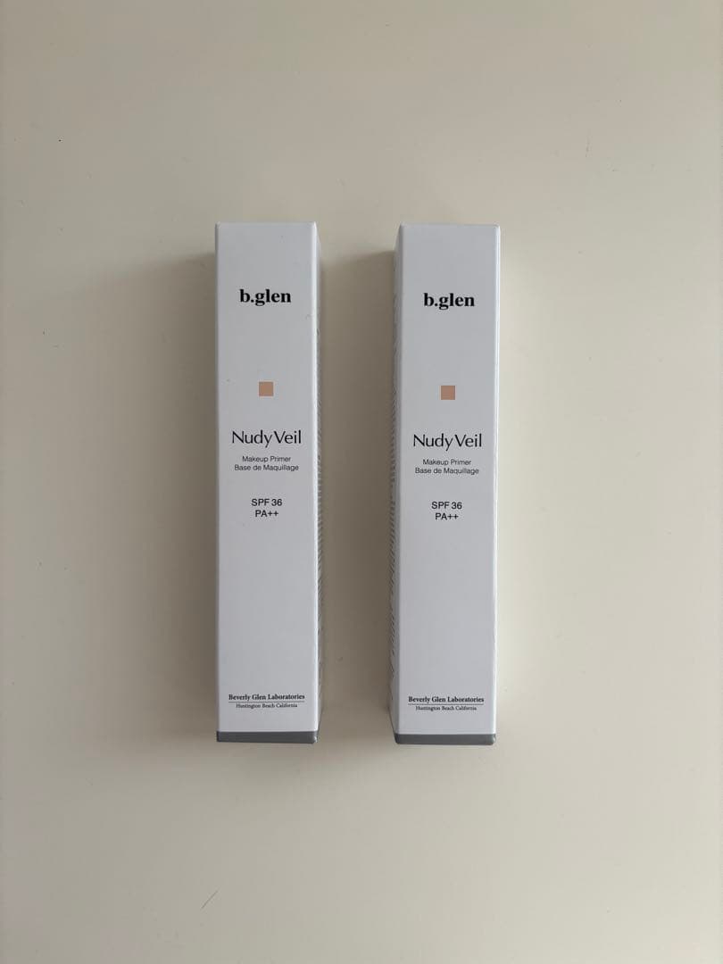 【新品未開封２本セット】ビーグレン　ヌーディーヴェール　化粧下地 b.glen bglen_nv01