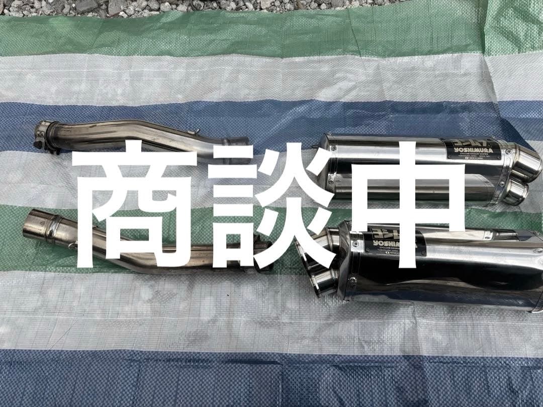 ヨシムラ　トライオーバルレーシングサイクロン2エンド　隼　2型 Slip-On Tri-Ovalサイクロン 2本出し 2エンド EXPORT SPEC 政府認証
