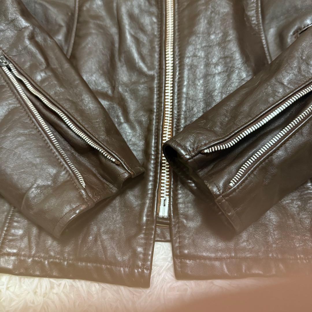 80年代 シアーズ シングルライダースジャケット 42 - メルカリ