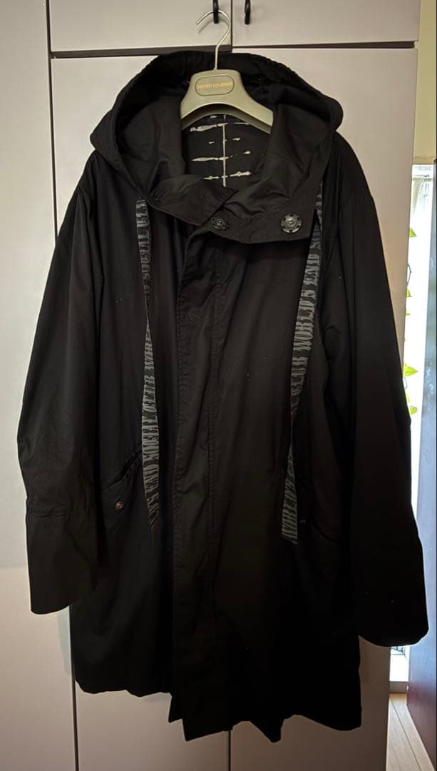 ケムリ KmRii コットン コート ユニセックス ブラック - メルカリ