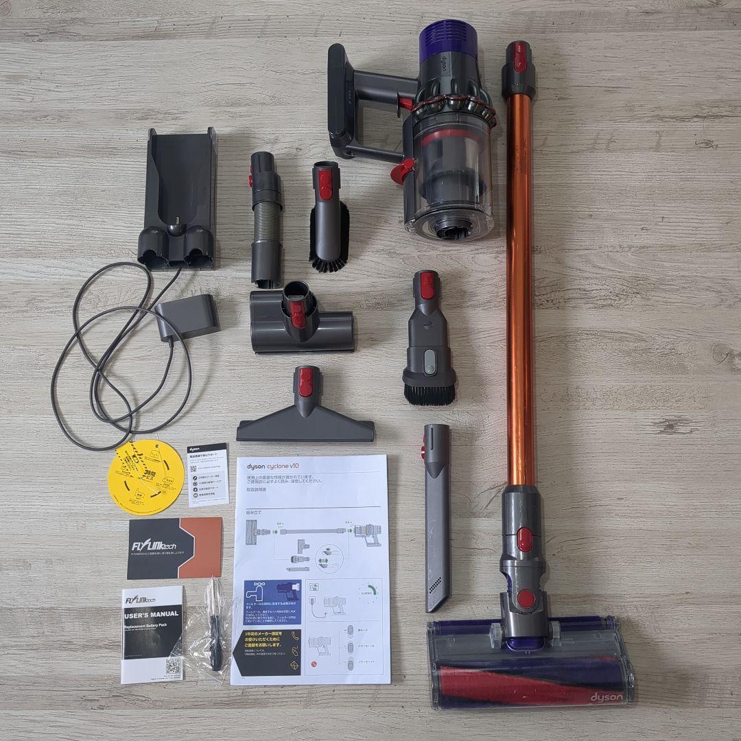 Dyson V10　分解清掃動作確認済 動作確認・分解清掃済】Dyson V10 SV12 対応 クリアビン - メルカリ
