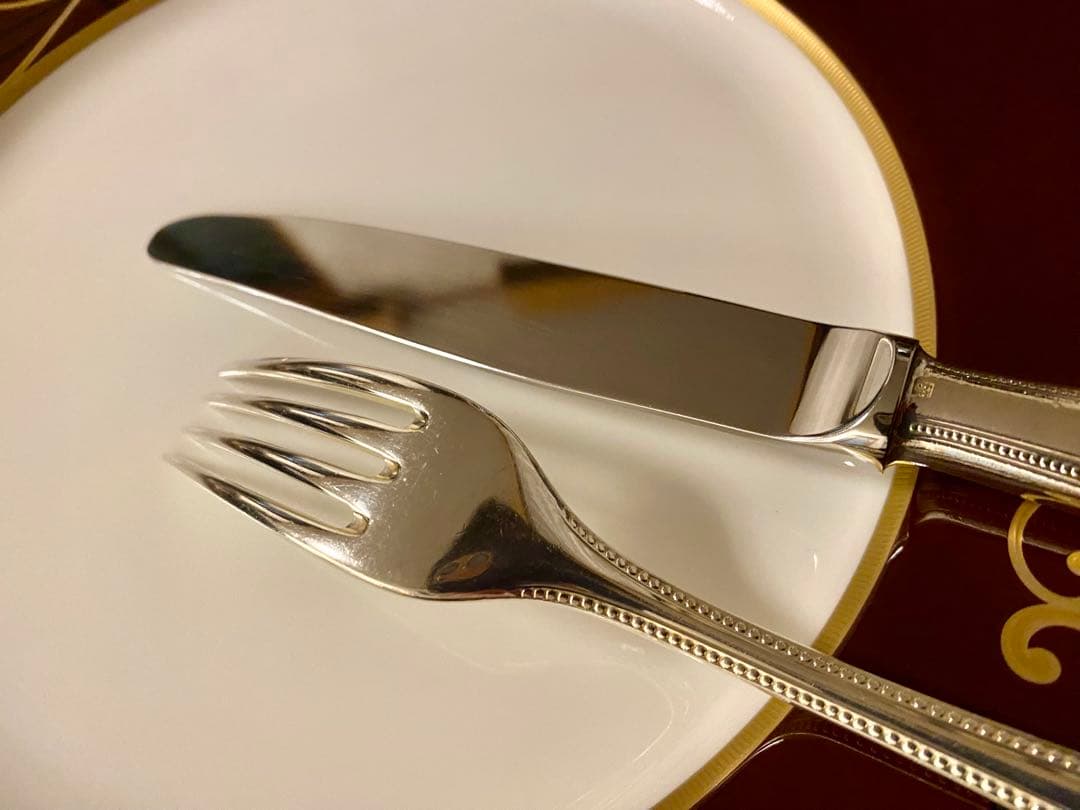 spaceさま専用商品】クリストフル パール ナイフ・フォーク ペアセット