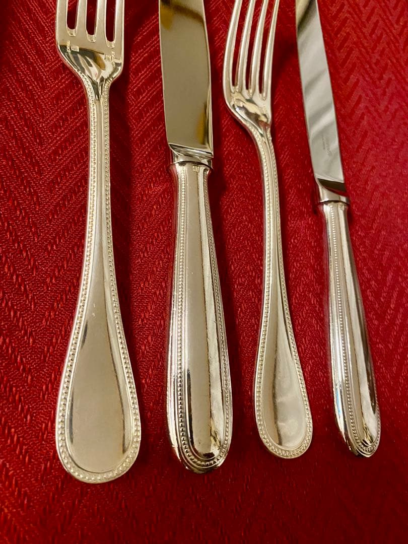 spaceさま専用商品】クリストフル パール ナイフ・フォーク ペアセット