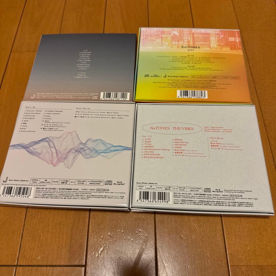 SixTONES アルバムセット 1ST CITY 声 VIBES - メルカリ