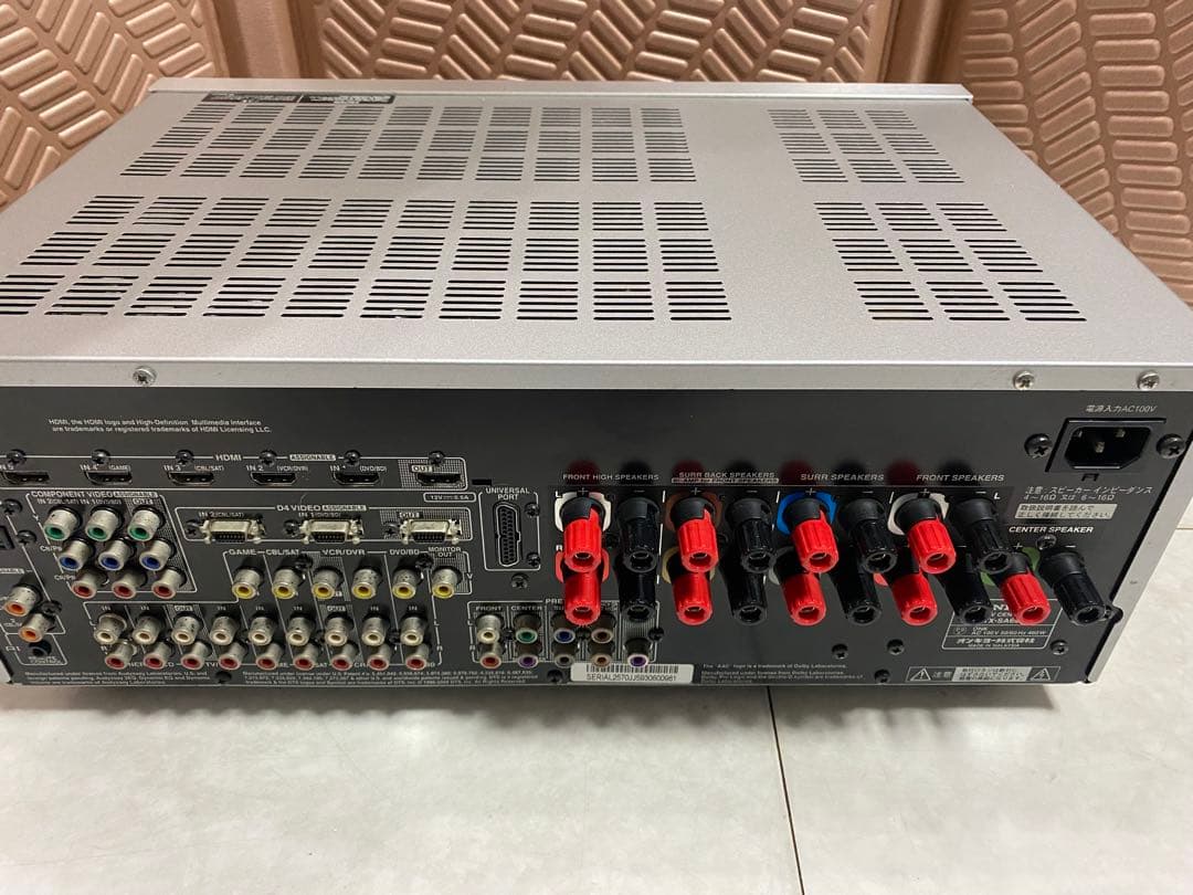 ONKYO AVアンプ TX-SA607 ジャンク - メルカリ