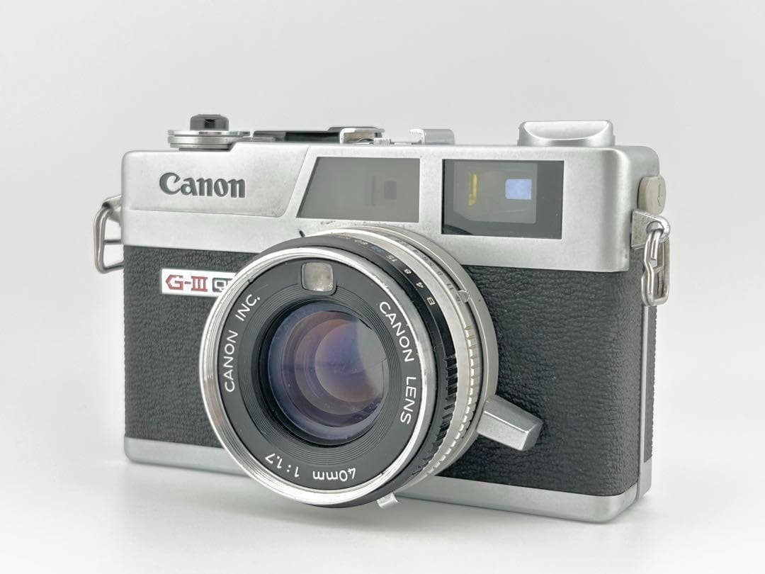 完動品】 Canon Canonet QL17 GIII 動作確認モルト貼替済 激安