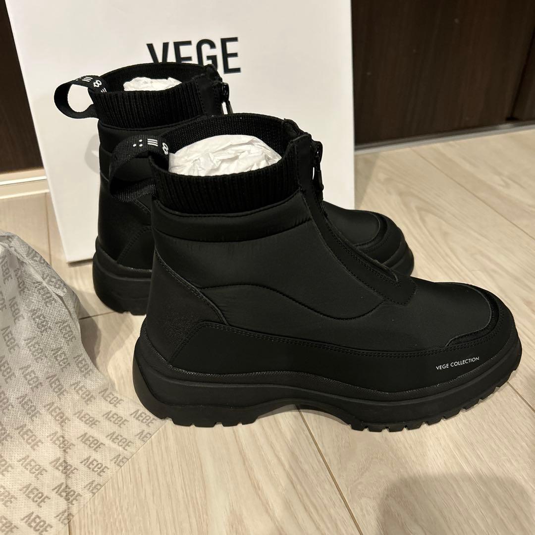 ヤマダヤ VEGE ブーツ VEGE×nouer ラバーファスナースノーブーツ