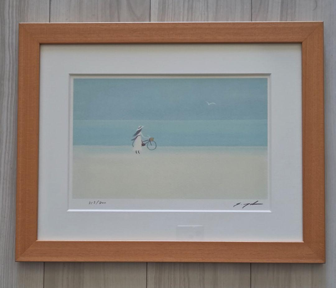 葉祥明 版画 少女とカモメ 葉祥明ネットショップ - YOH SHOMEI NETSHOP