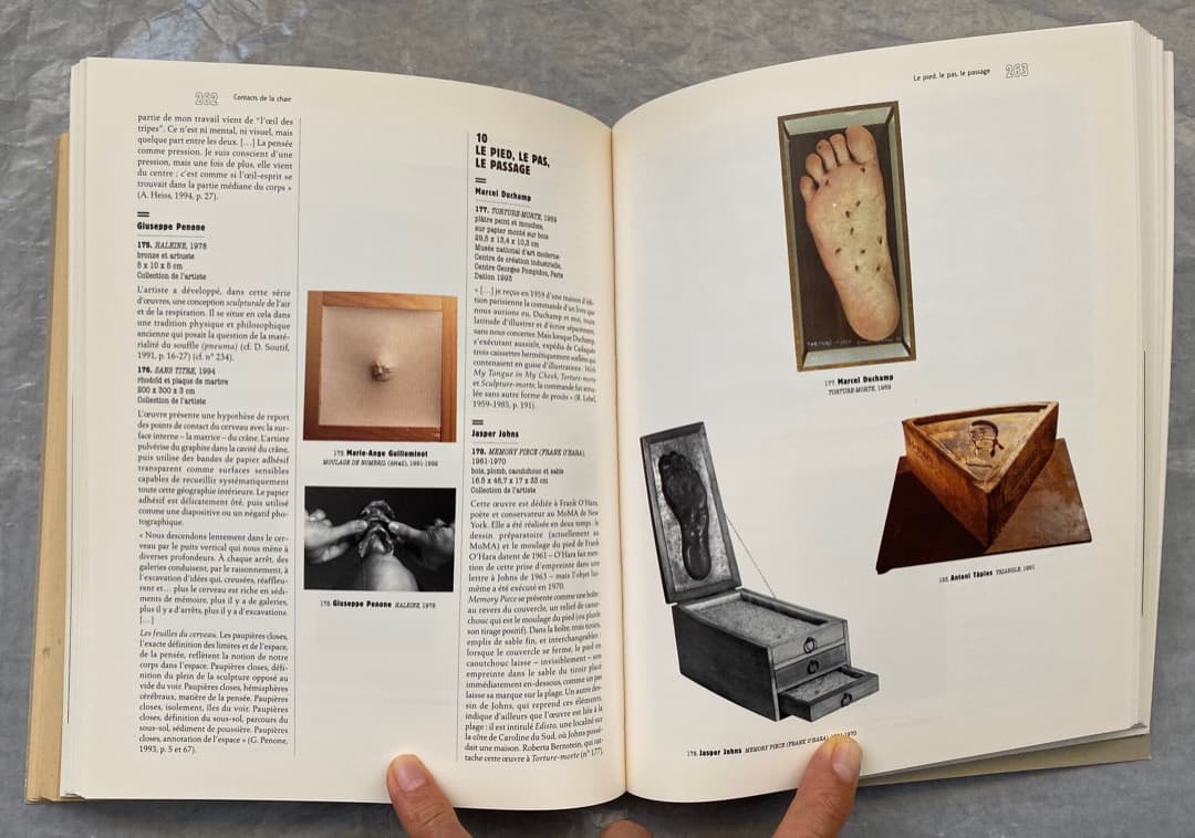 ディディ＝ユーベルマン『痕跡展（L'empreinte）』カタログ、1997