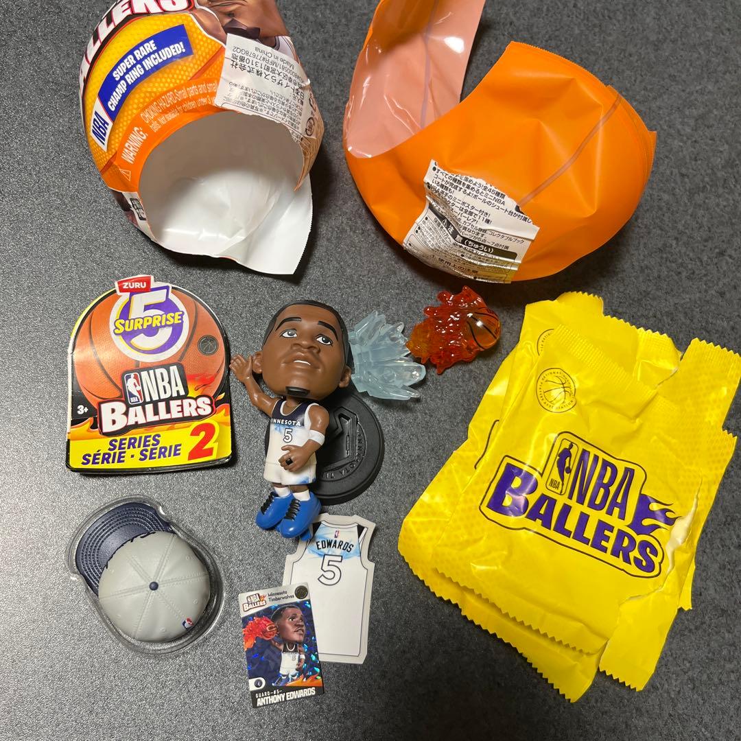 Ballers-Anthony Edwards SR NBAボーラーズ Zuru NBA Ballers Series 2 ANTHONY EDWARDS Super Rare TIMBERWOLVES