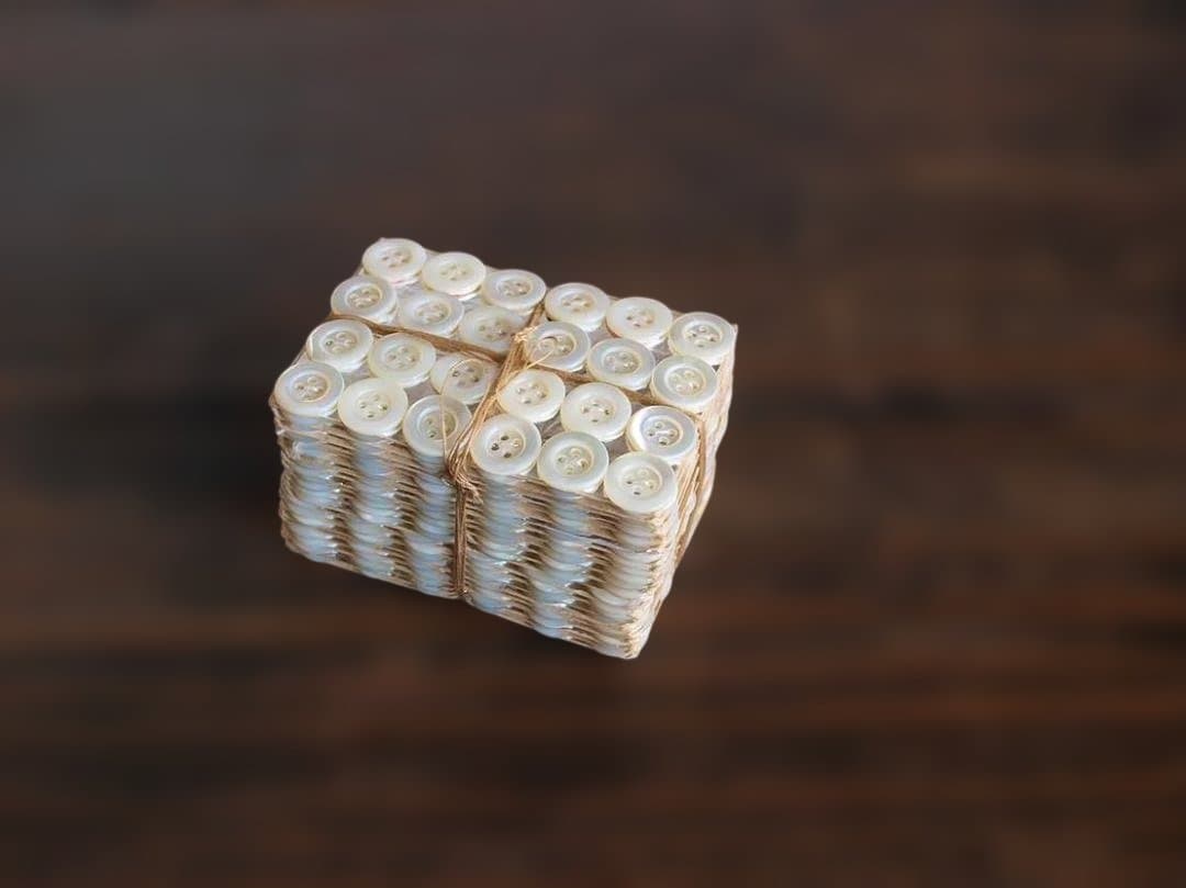 未使用シェルボタン 12mm 528個 貝ボタン マザーオブパール手芸/J889 シェルボタン 6個セット フランス アンティーク 貝釦 マザーオブパール