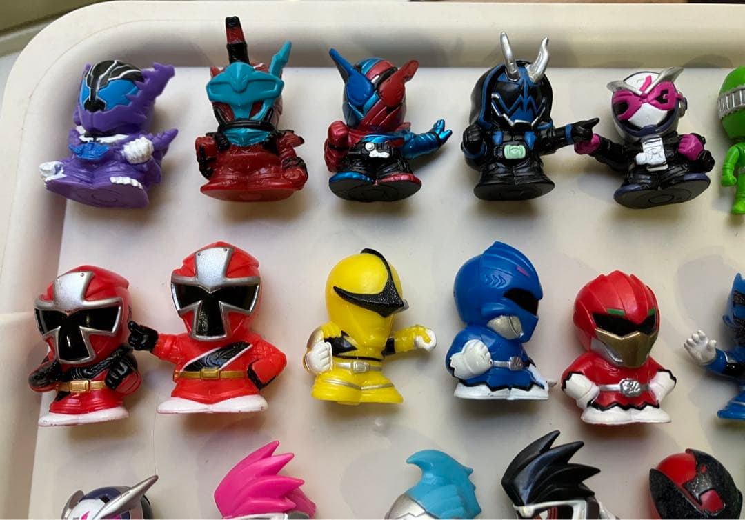 スーパー戦隊 仮面ライダー ミニフィギュア 指人形 36体 - メルカリ