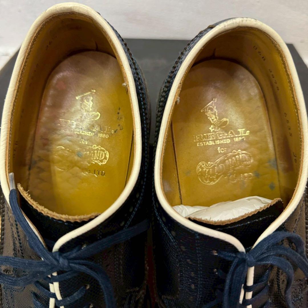 GLADHAND × REGAL ウィングチップ ドレスシューズ 26.5cm