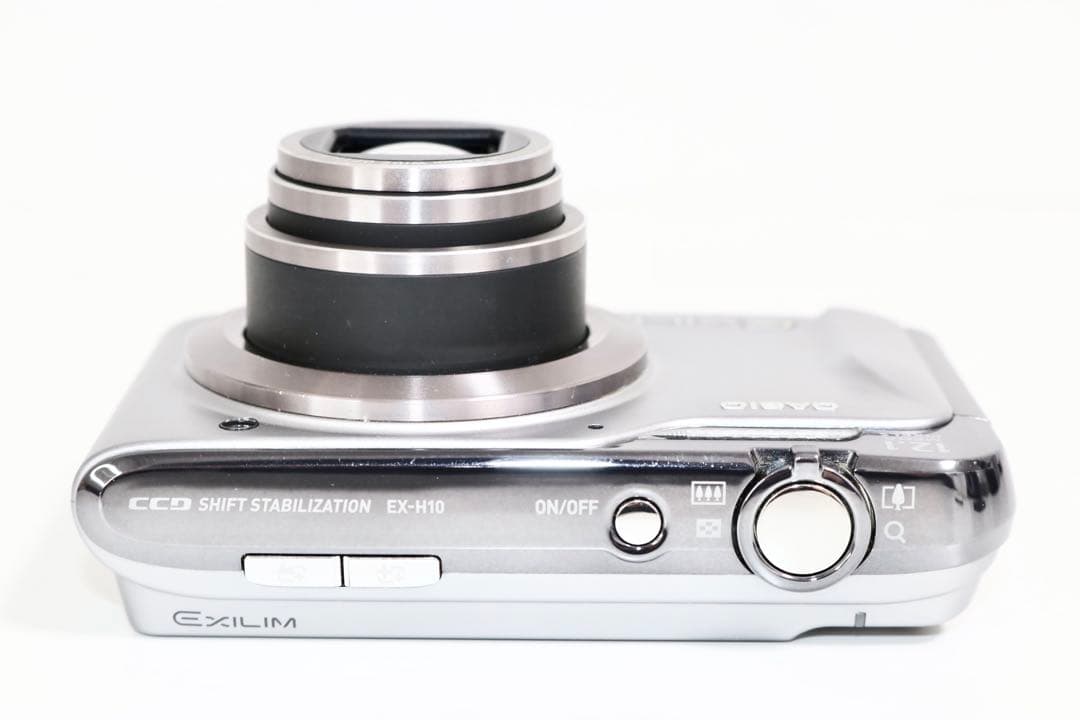 カシオ CASIO EXILIM EX-H10 シルバー - メルカリ