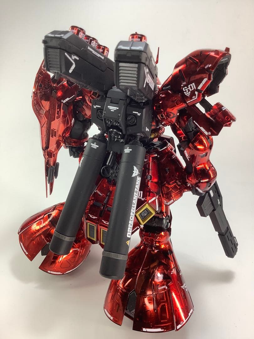 ガンダムベース限定 RG MSN-04 SAZABI 【メカニカルコアメッキ