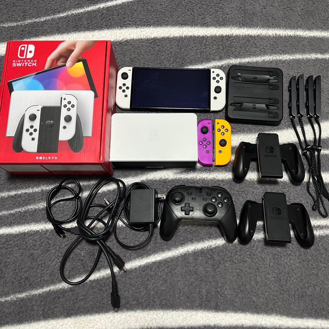 遠*馬様 Nintendo Switch 有機ELモデル 付属品あり Nintendo Switchの付属品一覧（有機ELモデル・従来モデル・Switch Lite
