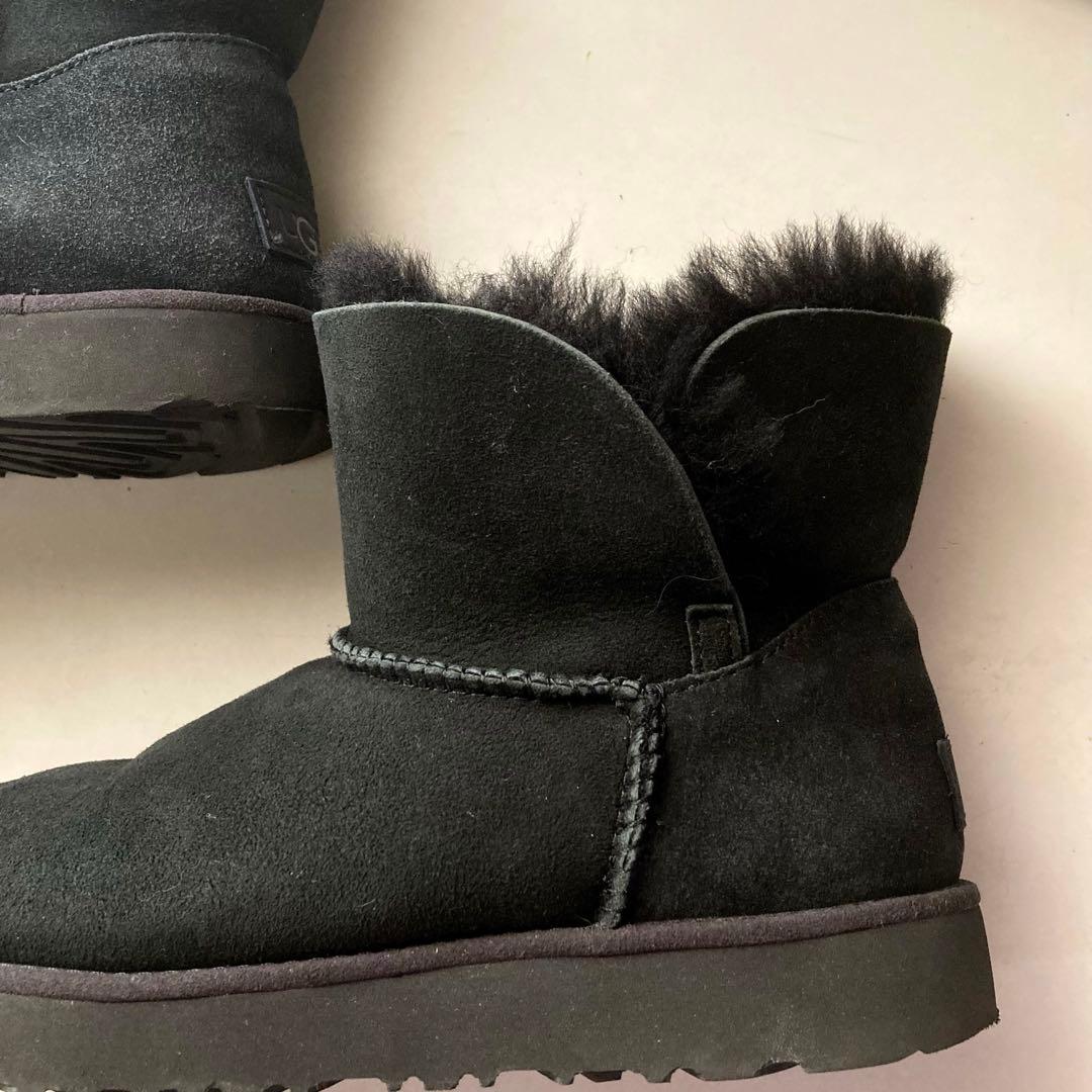 美品 UGG アグ＊クラシックカフ ミニ ムートンブーツ＊US7 24.0cm