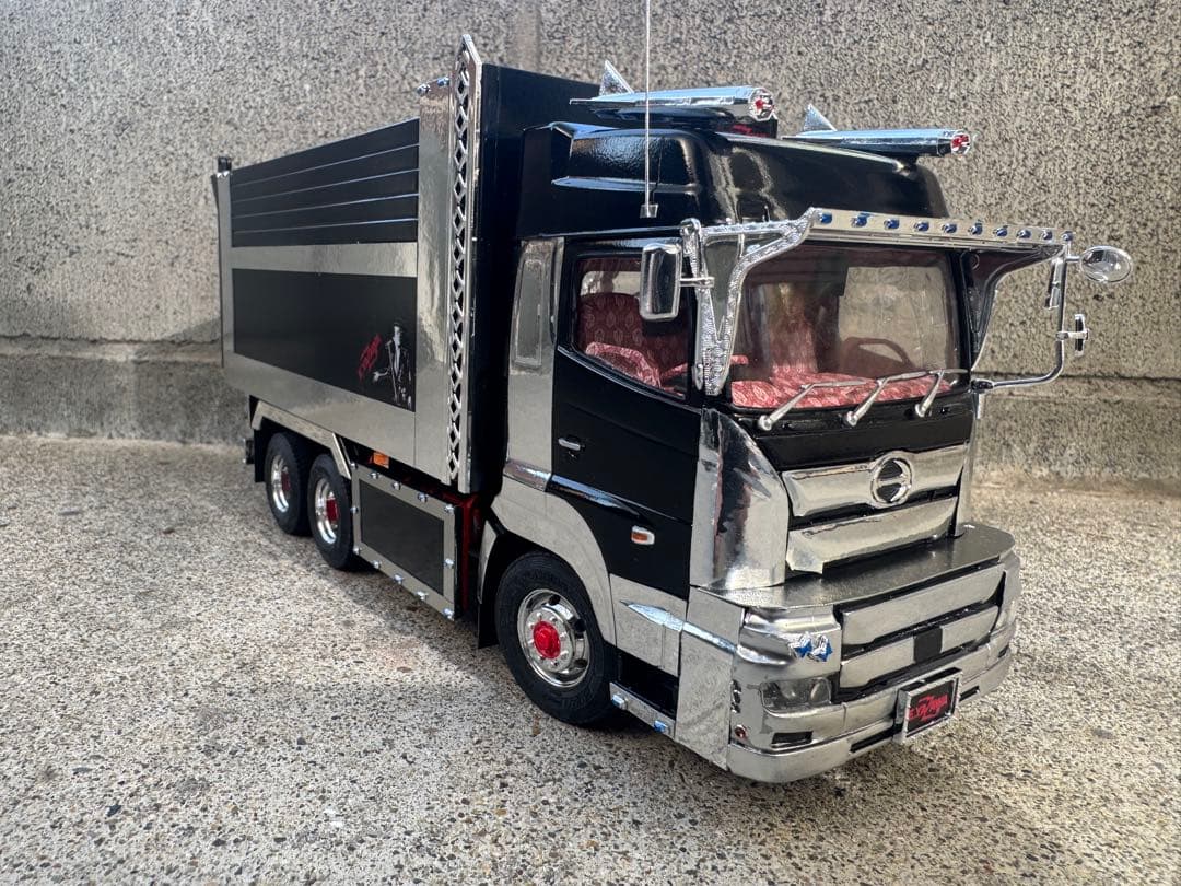 信*郎様 値下げ アオシマ 1/32 深箱ダンプ改17プロフィア YAZAWA仕