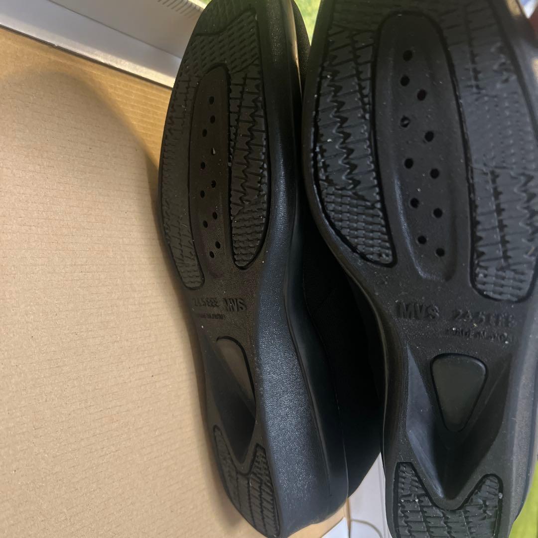 [TOP DRY 美品] ショートブーツ 黒 24.5cm