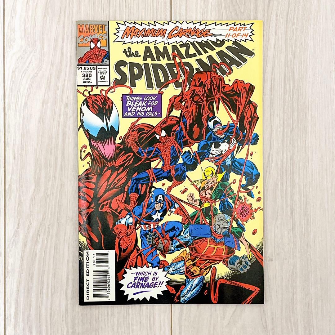 アメイジングスパイダーマン #380 アメコミリーフ 原書 ヴェノム