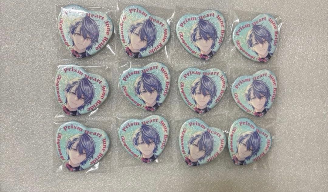 にじさんじ小柳ロウジューンブライド ジュンブラ缶バッジ 12点 Prism Heart June Bride」グッズを2025年6月16日(月)18時より販売開始